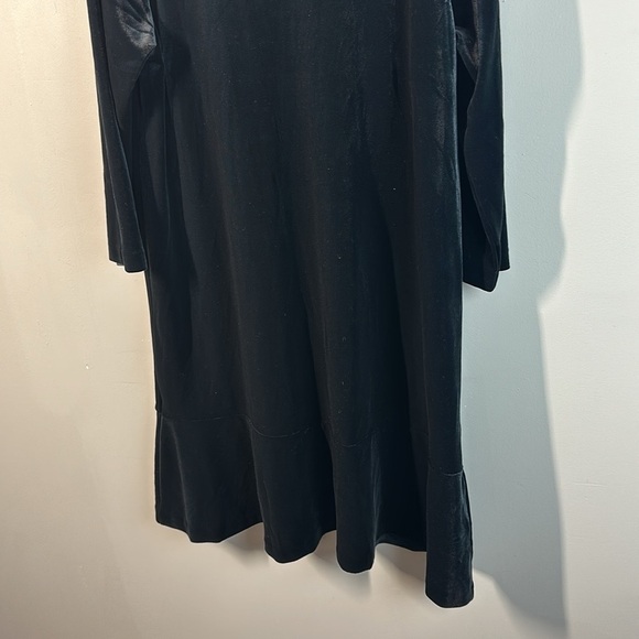 NWT J. Jill Wearever Velvet Flounced Hem Dress Size Large - Picture 14 of 14